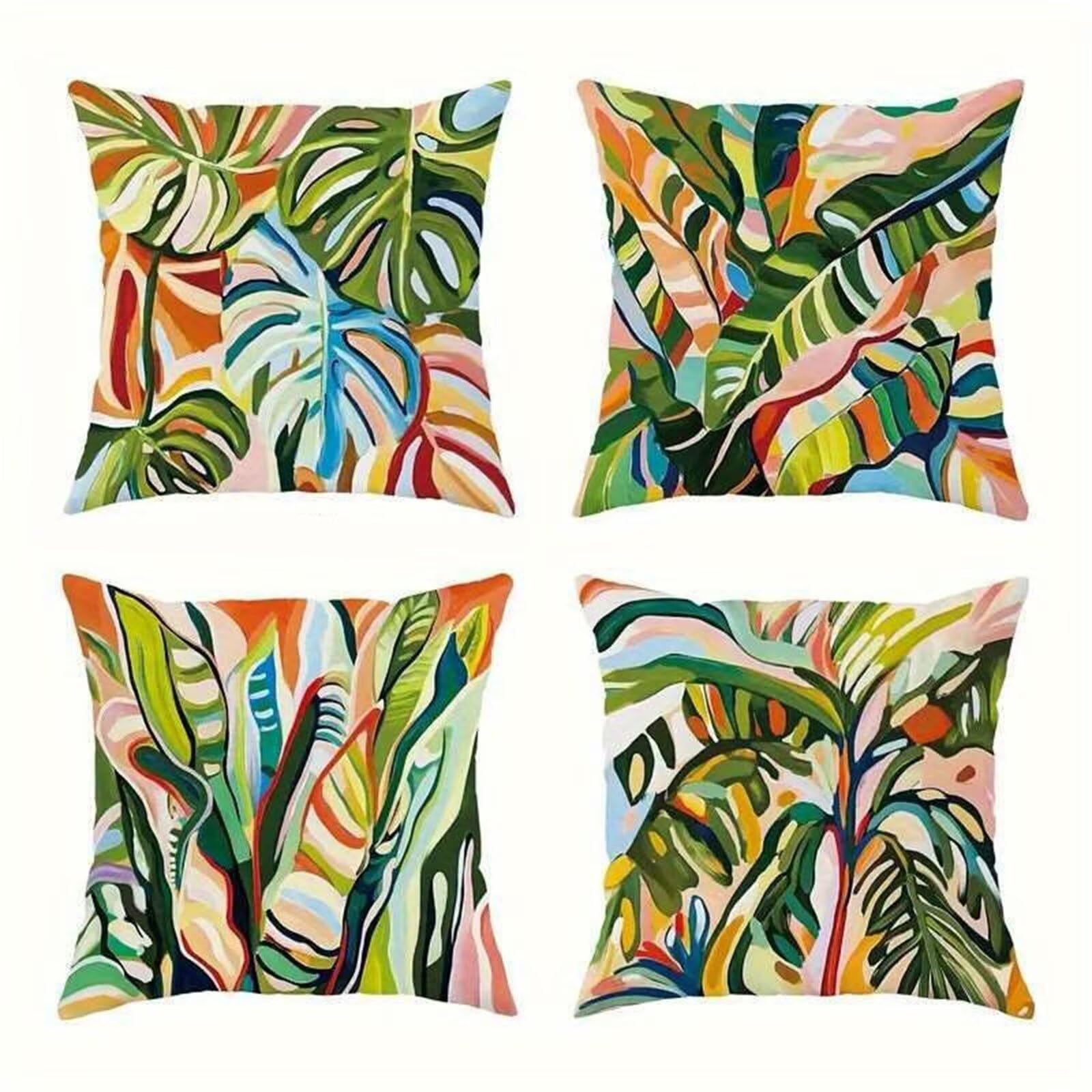 Housse de coussin de jardin en lin décoratif haut de gamme 65x65