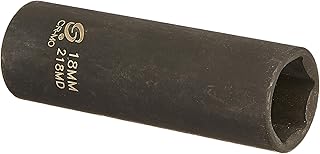 Sunex 218md 1/2-Inch Drive 18-mm Deep Impact Socket