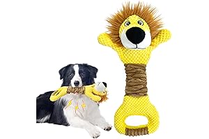 Vehomy Lion Dog Toy: Ultimate Squeaky Playtime for Aggressive Chewers