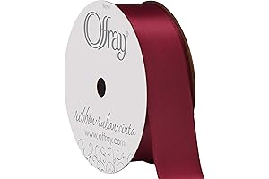 Wine Red Ribbon: Burgundy Ribbon 7/8 Inch