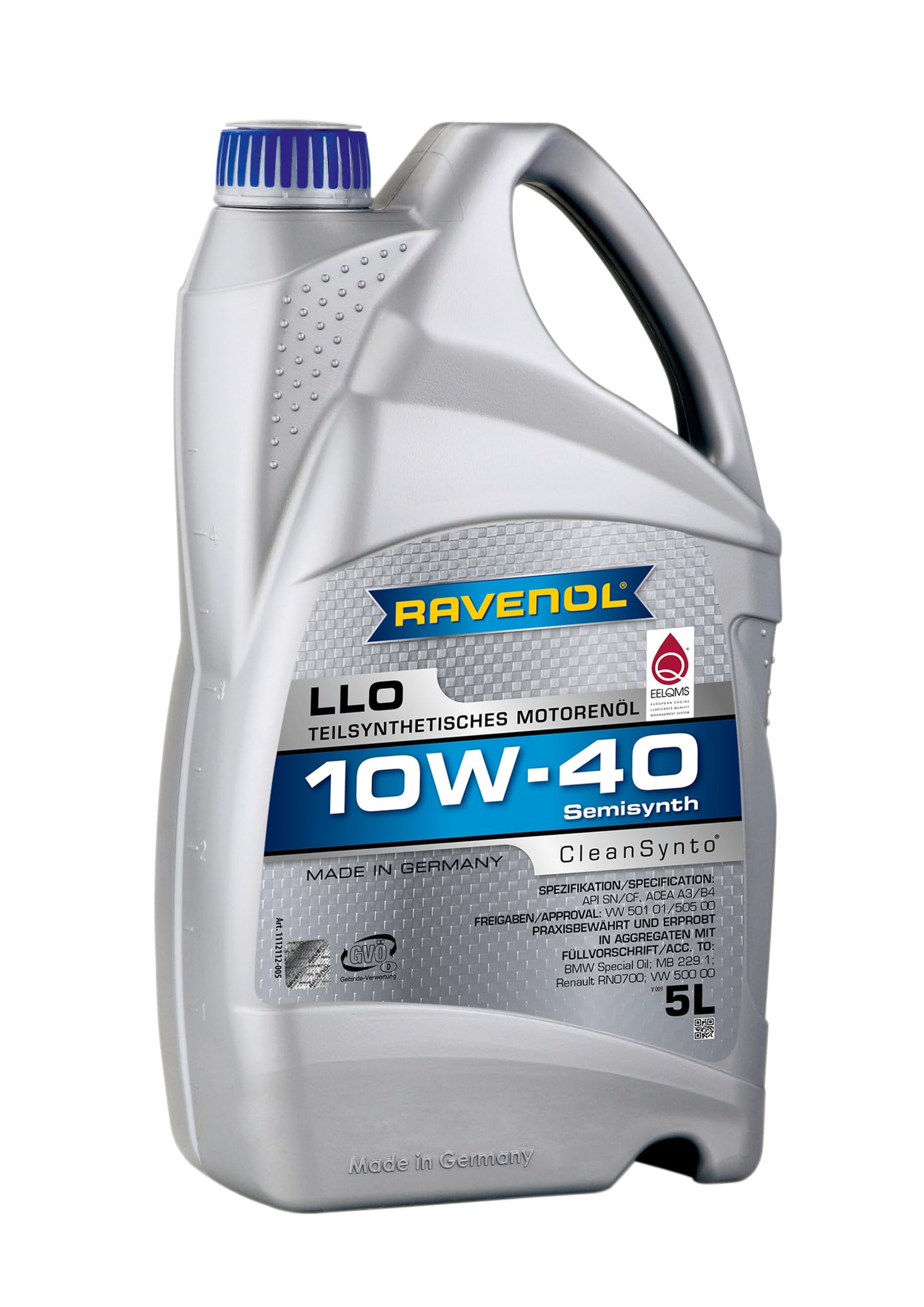 RAVENOL Huile moteur 10W-40 SAE 5 litres