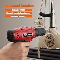 Vista 6 de Kit combinado de 108 piezas de herramientas eléctricas con taladro inalámbrico de 16.8 V, juego de herramientas domésticas con kits de herramientas