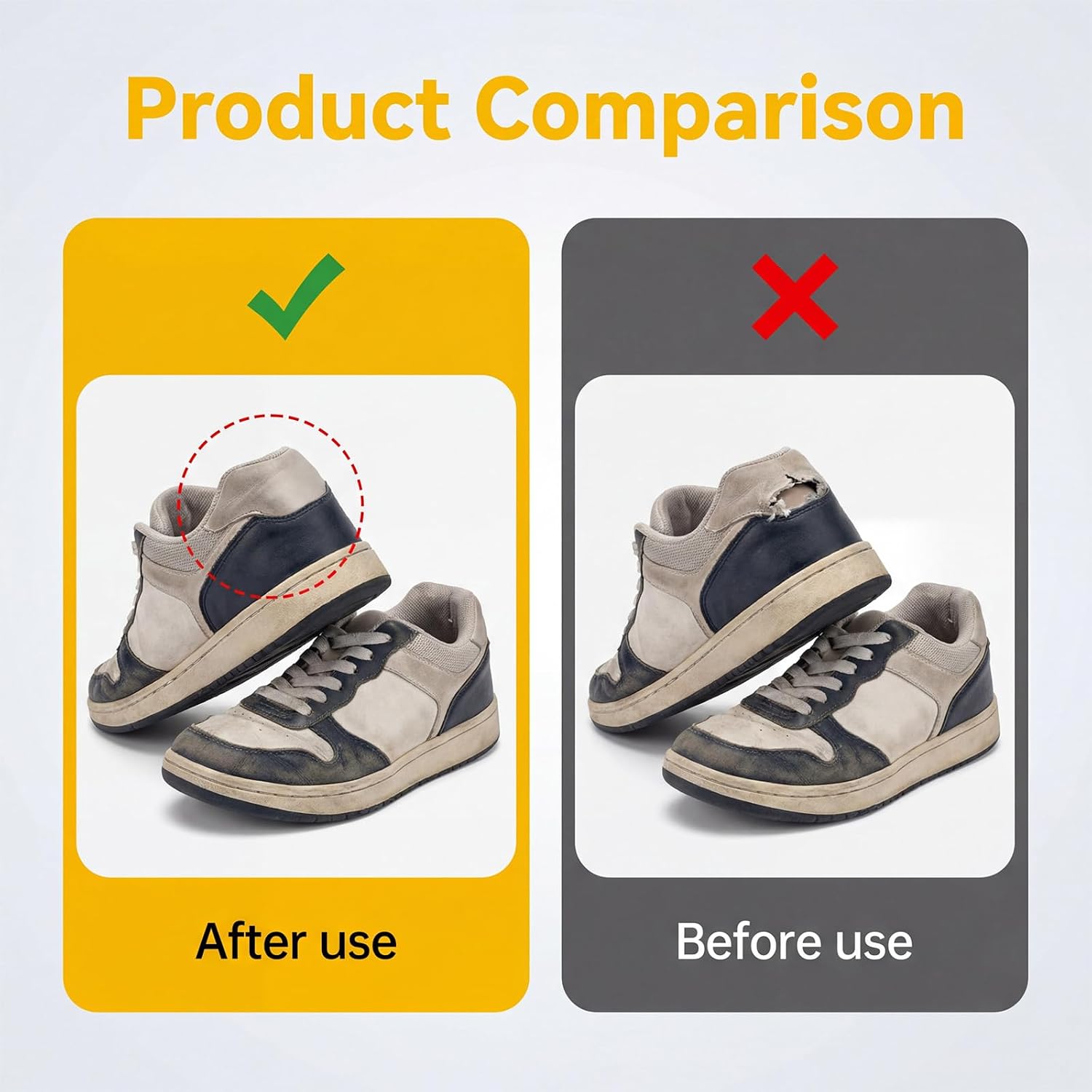 48 Pcs Shoe Patches for Holes, 4 Colors Shoe Repair Patch Self-Adhesive Shoes Heel Repair Patch Rectangular and Round Hole Repairs Patches Kit for Sneakers and Mesh Shoes