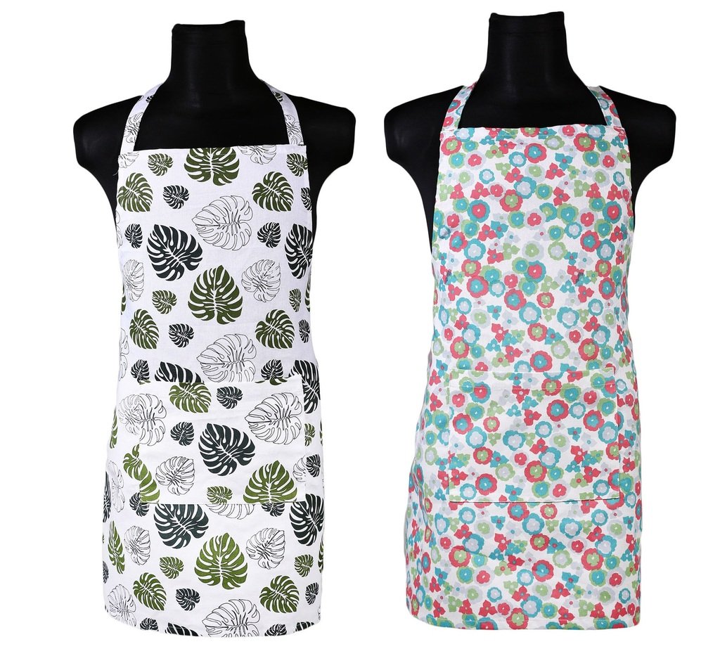 Buy PEP HOME 100 Cotton ApronSet of Two Online at Low Prices in India
