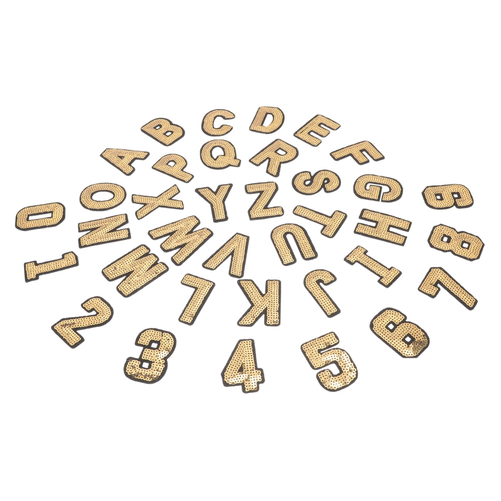 Angoily 2 Set Toppe Ricamate Applique Stile Alphabet Con Colle Termoadesive Per Decorare Abbigliamento E Progetti Fai Da Te 36 Pezzi*2