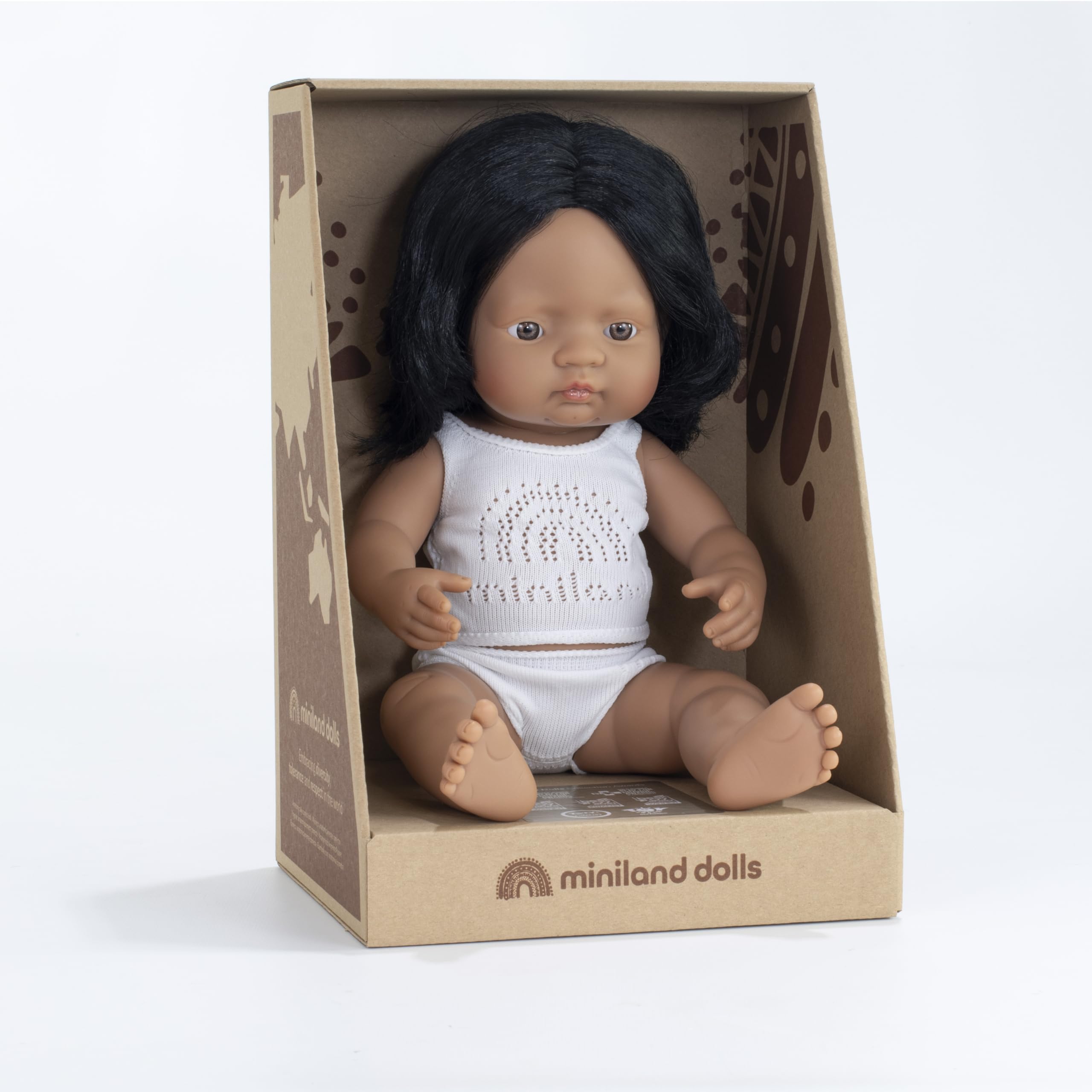 【スペイン】minina loves ドール bonbon【稀少】 Amazon.com: Miniland Doll 15'' Hispanic Girl (Box) - Made in Spain
