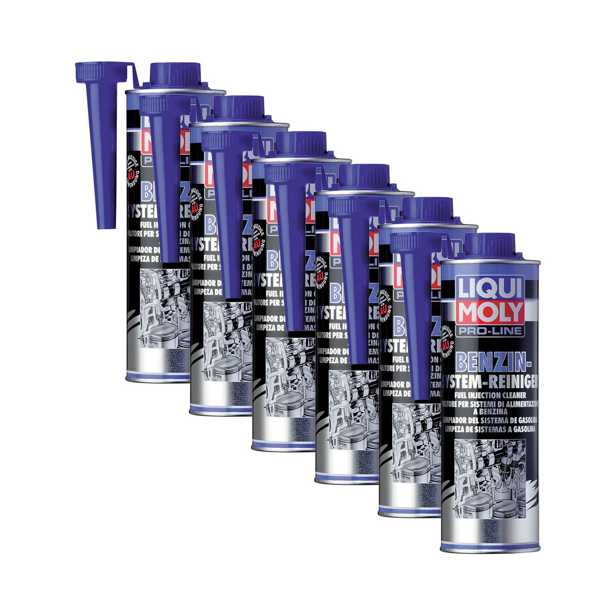 6x LIQUI MOLY 5153 Pro-Line Benzin-System-Reiniger Kraftstoff Additiv 500ml