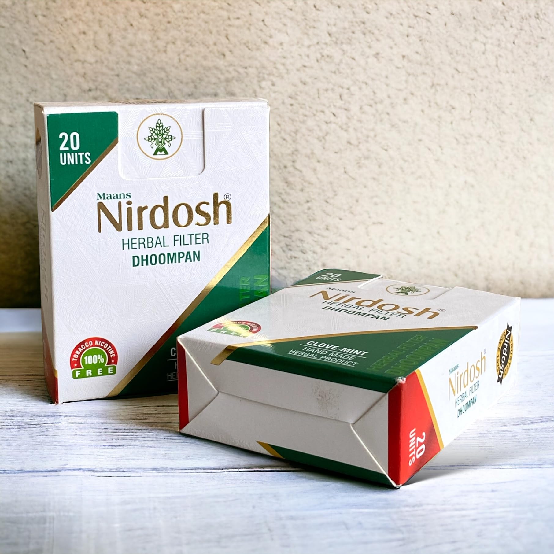 Nirdosh Nicotine Free Herbal Cigarette For Quit Smoking Multicolour Pack