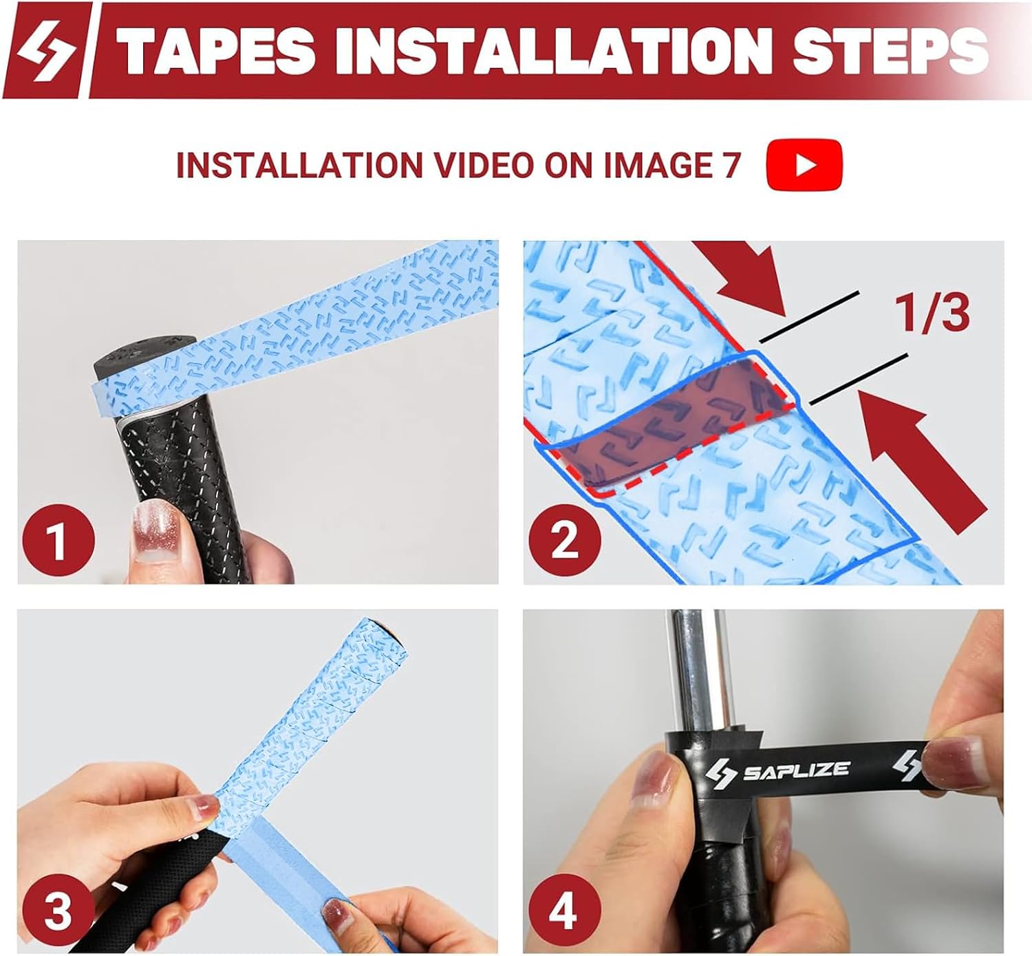 SAPLIZE Golf Grip Wrapping Tapes, 3/15 Pack Tacky PU Overgrip Tapes, New Regripping Solution for Golf Club Grips, Golf Regripping Wrap Tape