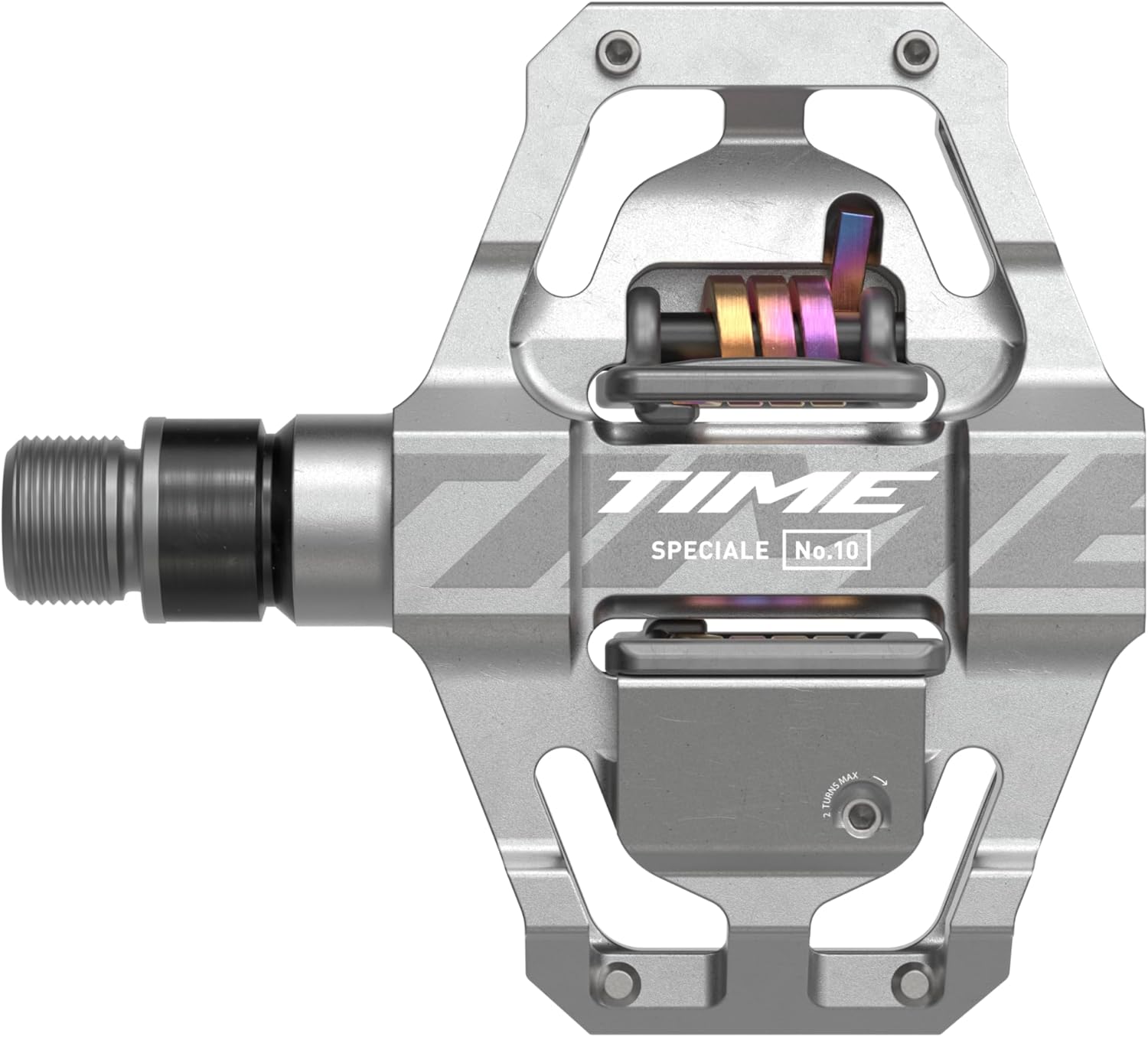 Time Speciale 10 Pedals Aluminum 9/16 Raw Small