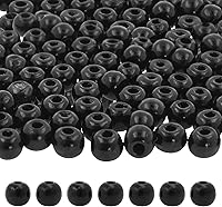 Vista 26 de Mandala Crafts - 2000 cuentas de madera redondas pequeñas de 6 mm para manualidades, suministros de macramé - Cuentas de madera natural sin terminar