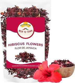 Hibiscus Flowers – Dried Hibiscus Flower Petals for Tea, Agua Fresca & More – Loose Leaf Hibiscus Tea, Flor de Jamaica, Tangy & Refreshing Flavor (4 Ounce)