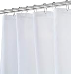 Home Beyond & HB design - Linge de douche imperméable, résistant à la moisissure, lavable en machine, 71 x 71 De pouce, blanc