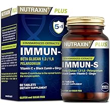 Nutraxin Plus Immun-S 1,3-1,6 Beta-Glucan 60 Tablet Food Supplement