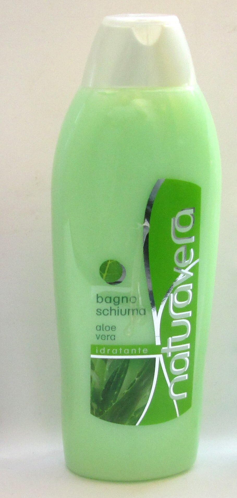 Natura Vera:"Aloe Vera" Moisturizing Bath Foam with Aloe Vera 750ml 25.36fl.oz [ Italian Import ]