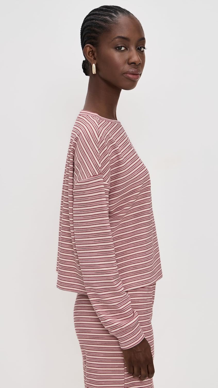 Bailey Rose Women's Striped Long Sleeve Tee - Image 5