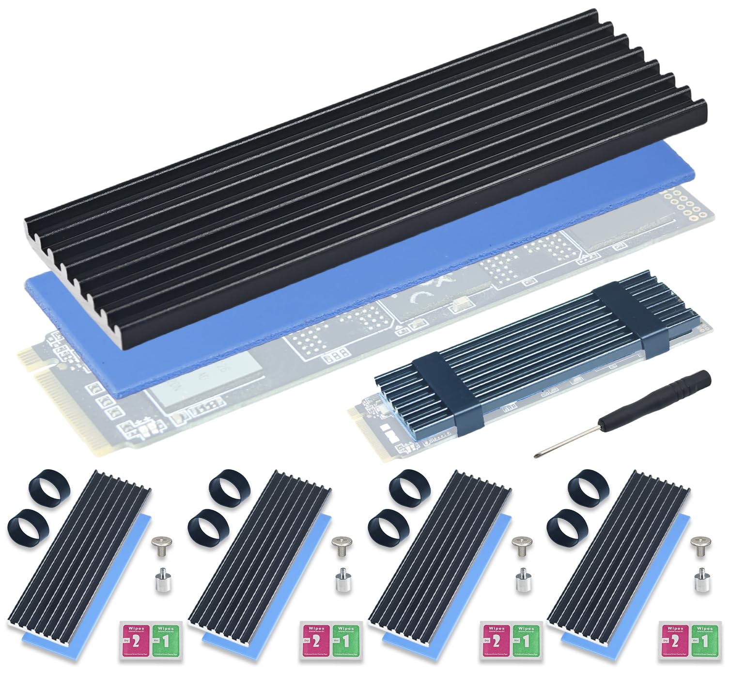 Photo 1 of Atdcoek M.2 SSD Heatsink Cooler Kit - 5 Pack