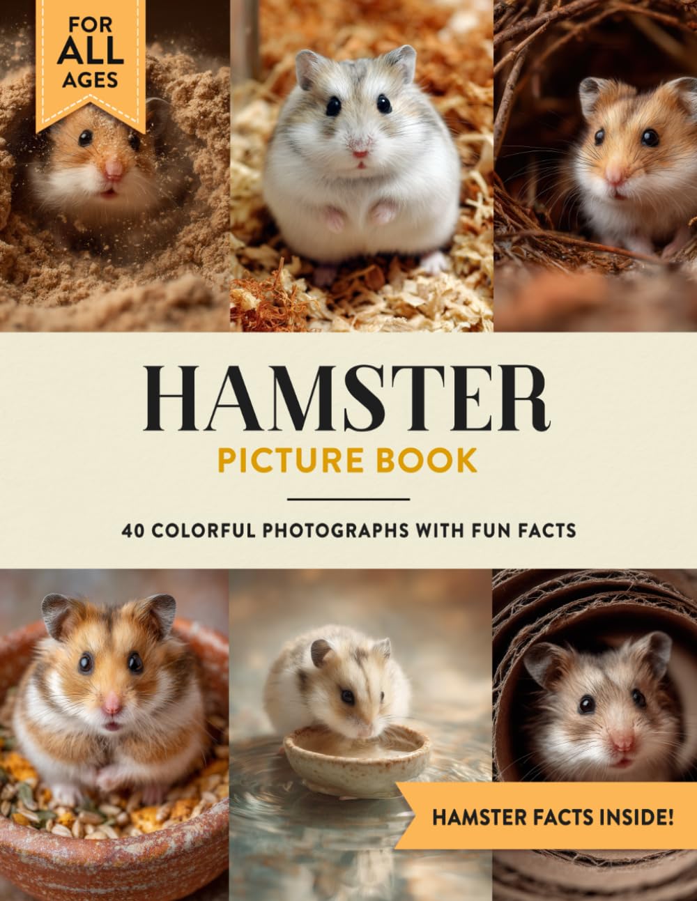 Hamster Picture Book: Learn All About Hamsters with Fun Photos and Hamster Facts for Kids & Adults