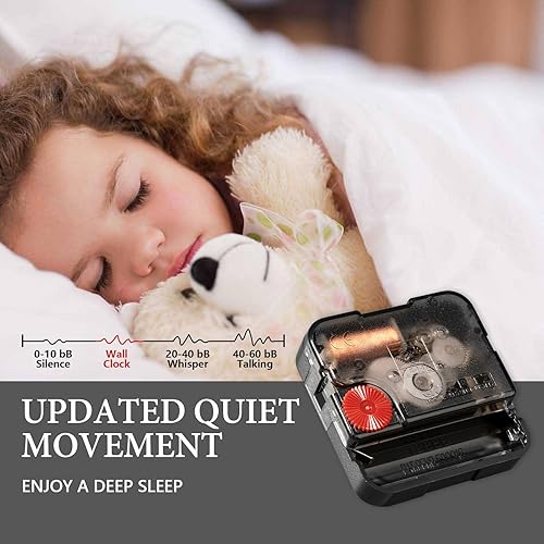 Miniatura 7 de Reloj de pared grande y moderno para sala de estar, reloj de pared decorativo silencioso a pilas con péndulo de metal para decoración de cocina,