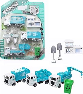 مجموعة سيارات الإنقاذ بتغليف كرتوني للأطفال