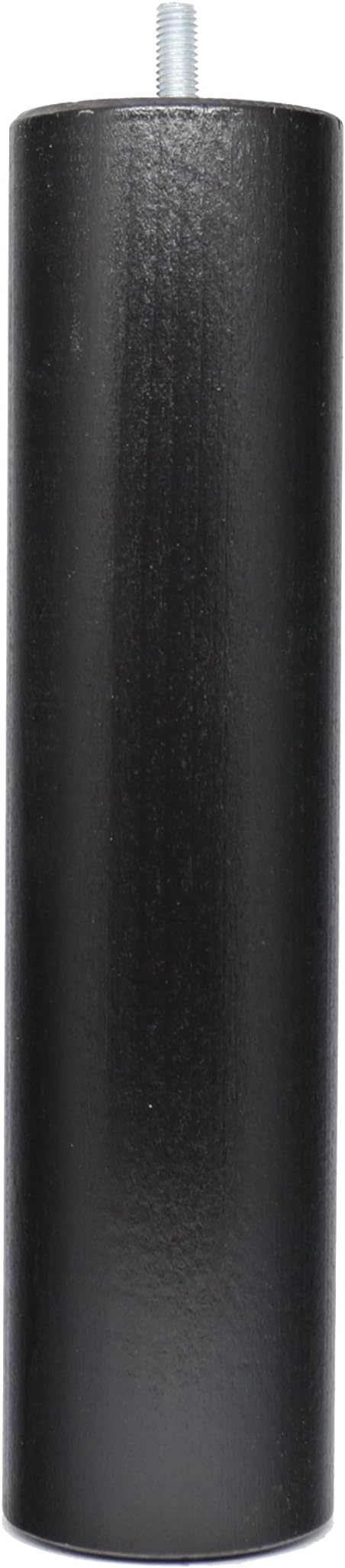 4 Piedi Per Letti In Legno Di Faggio | Finitura Laccata Nero | Altezza 20 Cm - Fabbricazione Francese - Foto 12