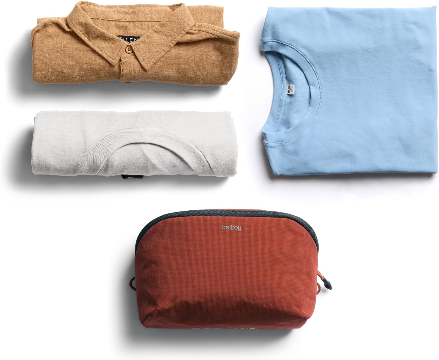 Bellroy Lite Packing Pouch 3L (Organizer Packing Cube for Travel Near and far) - Clay - Image 6