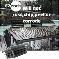 Vista 5 de Tapa de extremo de tubo cuadrado extra duradera de 2.0 pulgadas (dimensión exterior del tubo de 2 pulgadas), polietileno de densidad de plástico