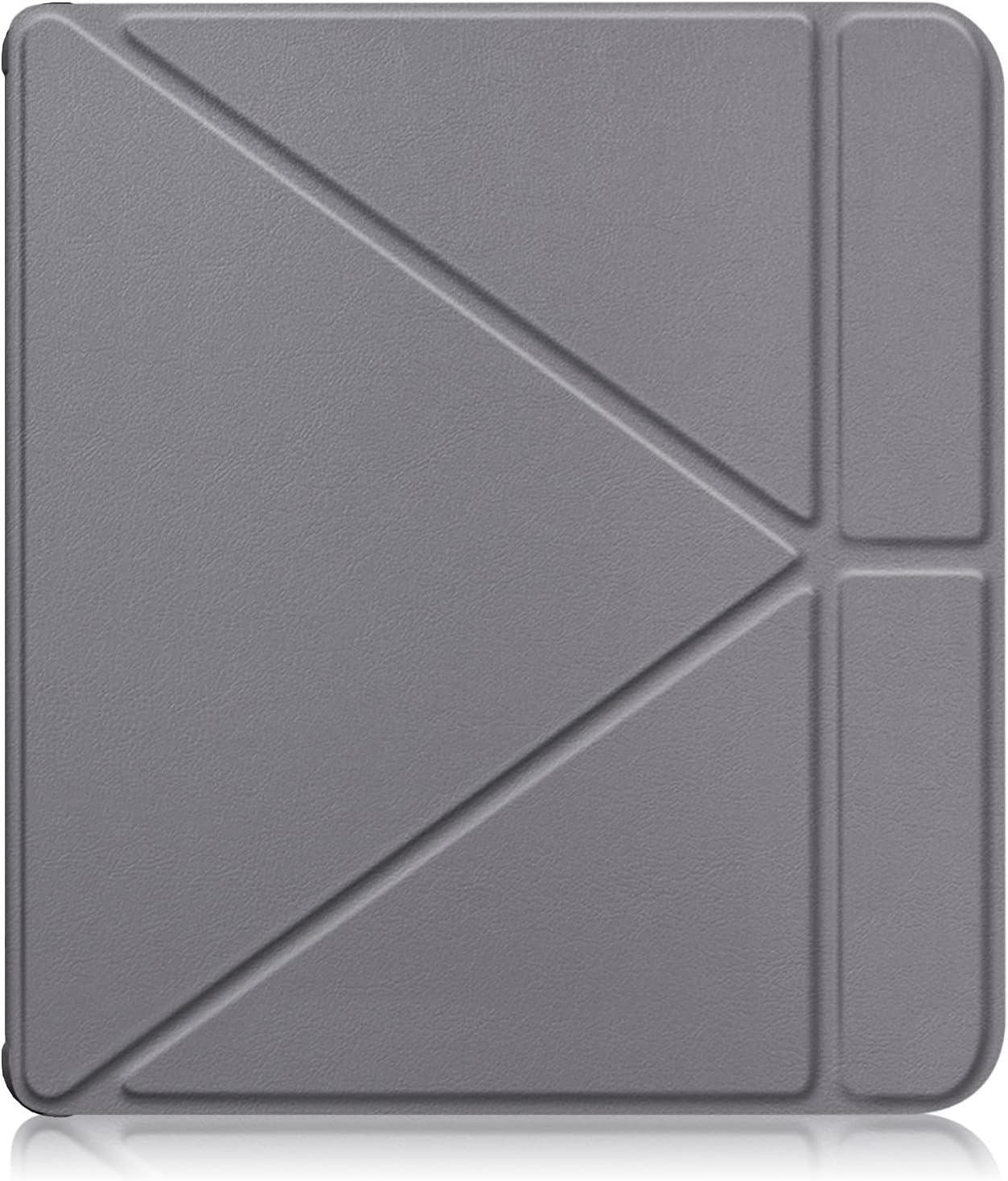 GOGODOG Compatible with Kobo Sage Case Flip Stand Case Folding PU Leather Smart Cover Ultra Slim Magnetic Protective Shell (Gray)