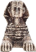 تمثال مصري من الحجر الجيري الثقيل لأبو الهول صنع في مصر.، متعدد الألوان