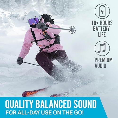 Miniatura 4 de Wildhorn Alta Bluetooth inalámbrico con auriculares Drop-in - Altavoces HD compatibles con cualquier auricular de casco de esquí y snowboard listos