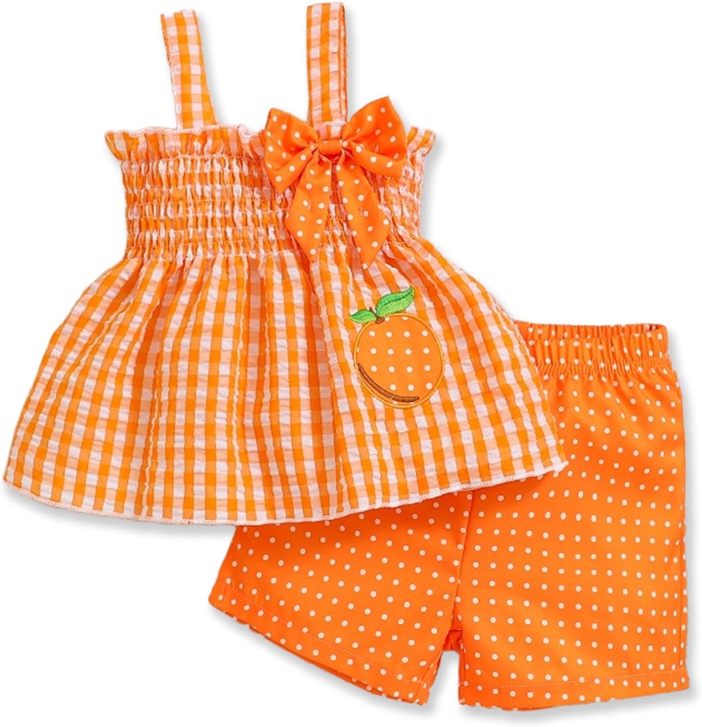 Toddler Girl Clothes Baby Girl Summer Outfits Ruffle Sleeveless Shirts Tops Shorts Set for Girl Clothing