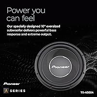 Vista 3 de PIONEER TS-A30S4 Subwoofer de Componentes de 12”, Potencia Máxima de 1400 Vatios