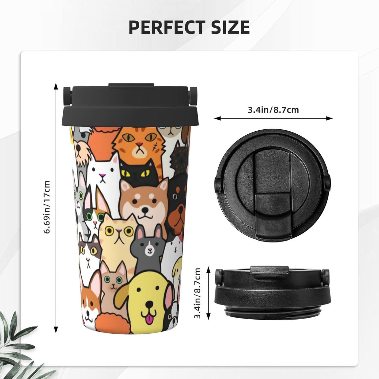 ステンレス ボトル 猫」の人気商品一覧 | 安い商品を通販サイトから探す - 価格.com コーヒーカップ 萌え 漫画 動物 犬柄 猫柄 ネコ タンブラー 蓋付き 水筒 魔法瓶 手提げコップ 真空断熱 保冷 保温 ステンレス