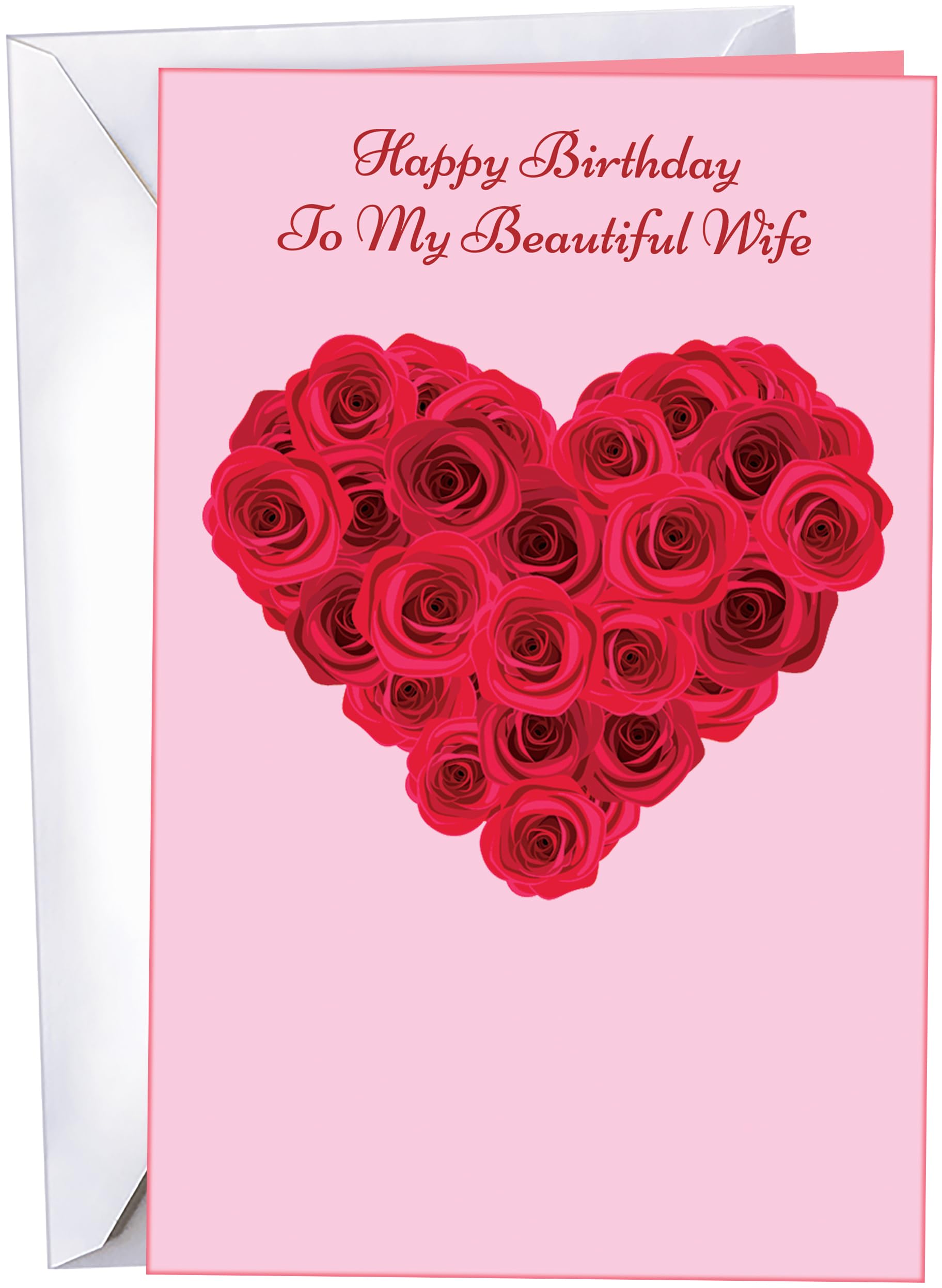 Chuck's Card-O-Rama - Happy Birthday Card For My Wife - MADE in USA - You SAVE $1.49