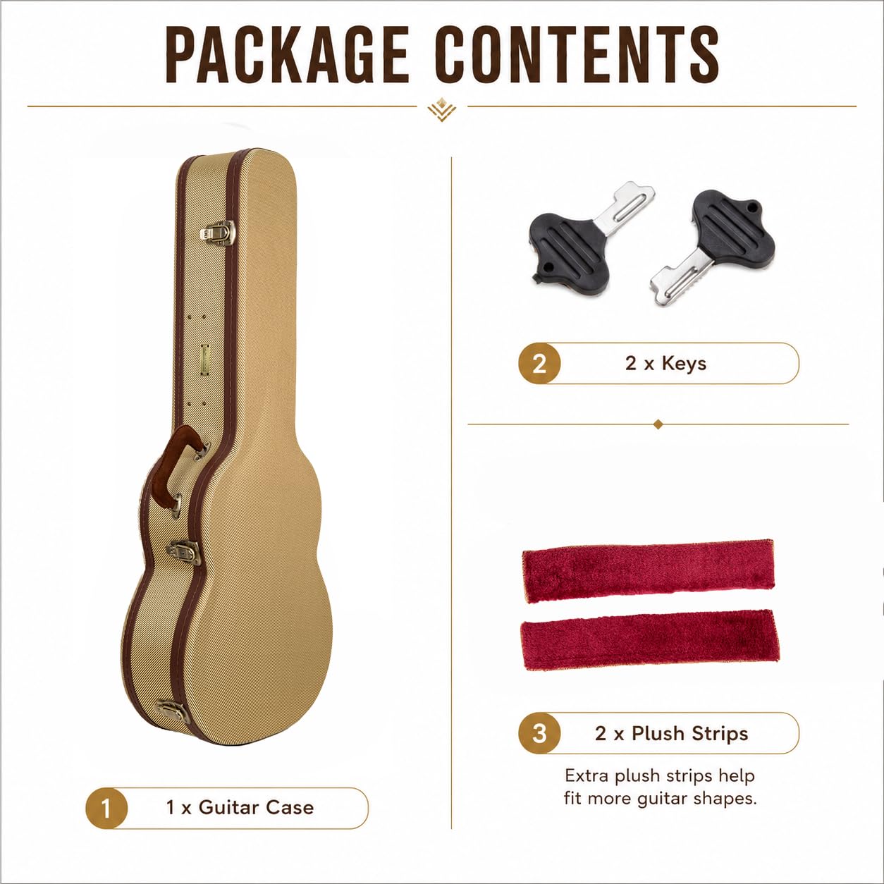 Crossrock Master Series - Custodia per chitarra acustica