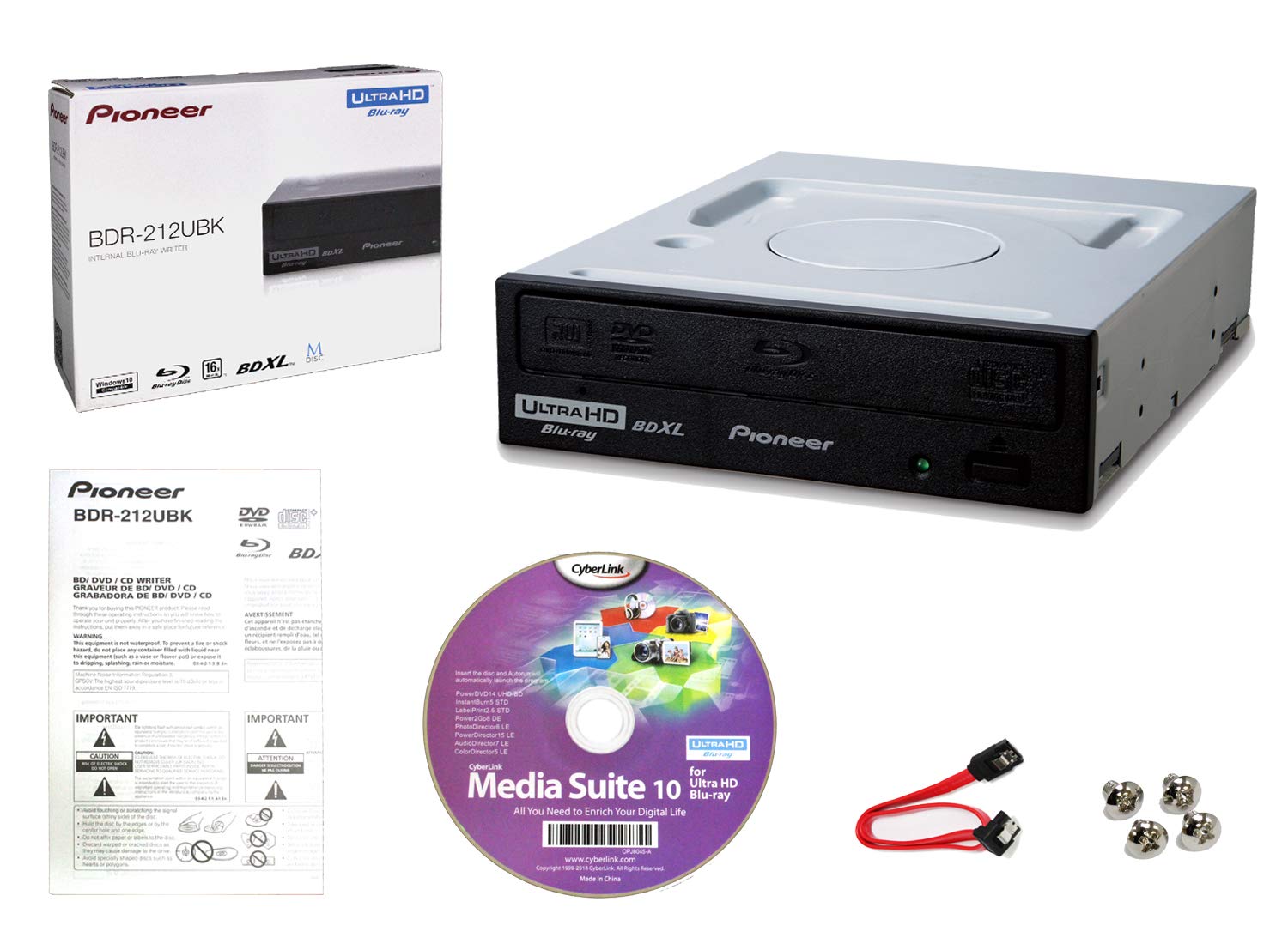 Amazon.in Buy Pioneer BDR212UBK Internal 16x Bluray Writer Drive