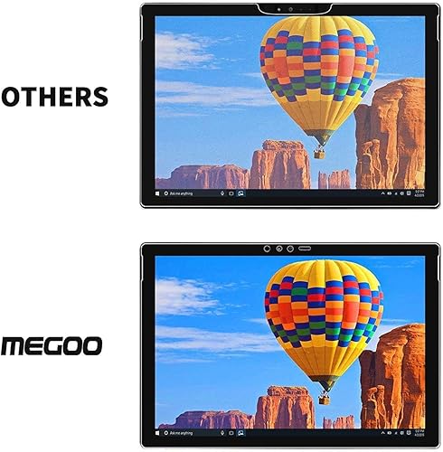 Vista 51 de Paquete de 2 protectores de pantalla de vidrio templado Megoo para Microsoft Surface Pro 9 2022/Surface Pro 8/Surface Pro X 13 pulgadas, fácil