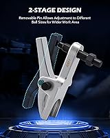 Vista 4 de Orion Motor Tech Separador de rótulas, extractor de brazo Pitman, juego de herramientas de extremo de barra de acoplamiento para servicio frontal