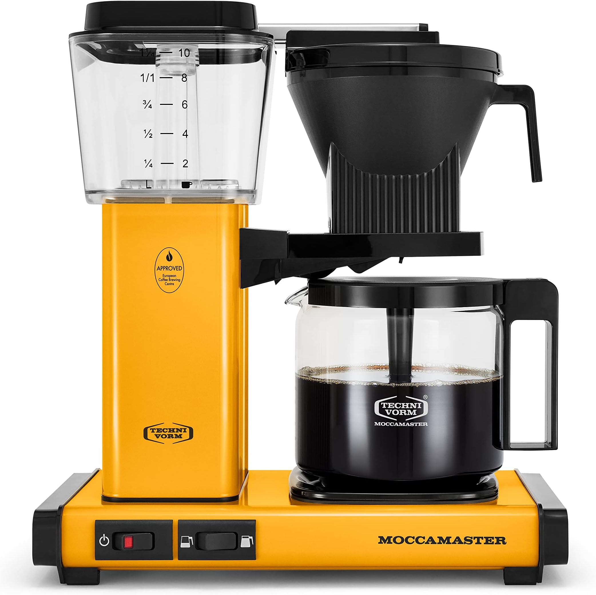 Moccamaster 53942 KBGV Coffee Maker 10 Cups Yellow Pepper 1.25 L