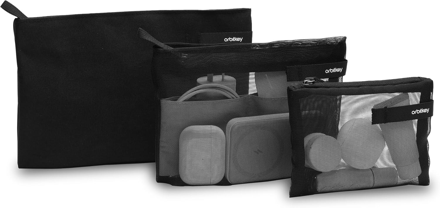 Orbitkey Essentials Pouch Trio - Black
