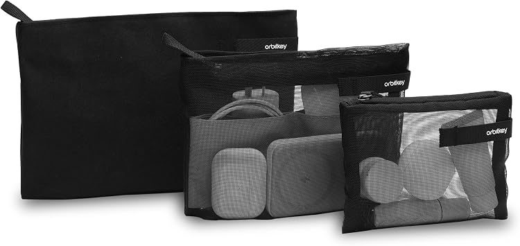 Orbitkey Essentials Pouch Trio - Black