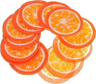 Mikinona 50pcs naranja patrón labio máscara h...