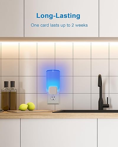 Miniatura 4 de Dichroma Paquete de 8 cartuchos de repuesto para luz azul enchufable, para luz madre, compatible con trampa de luz de insectos voladores Raid