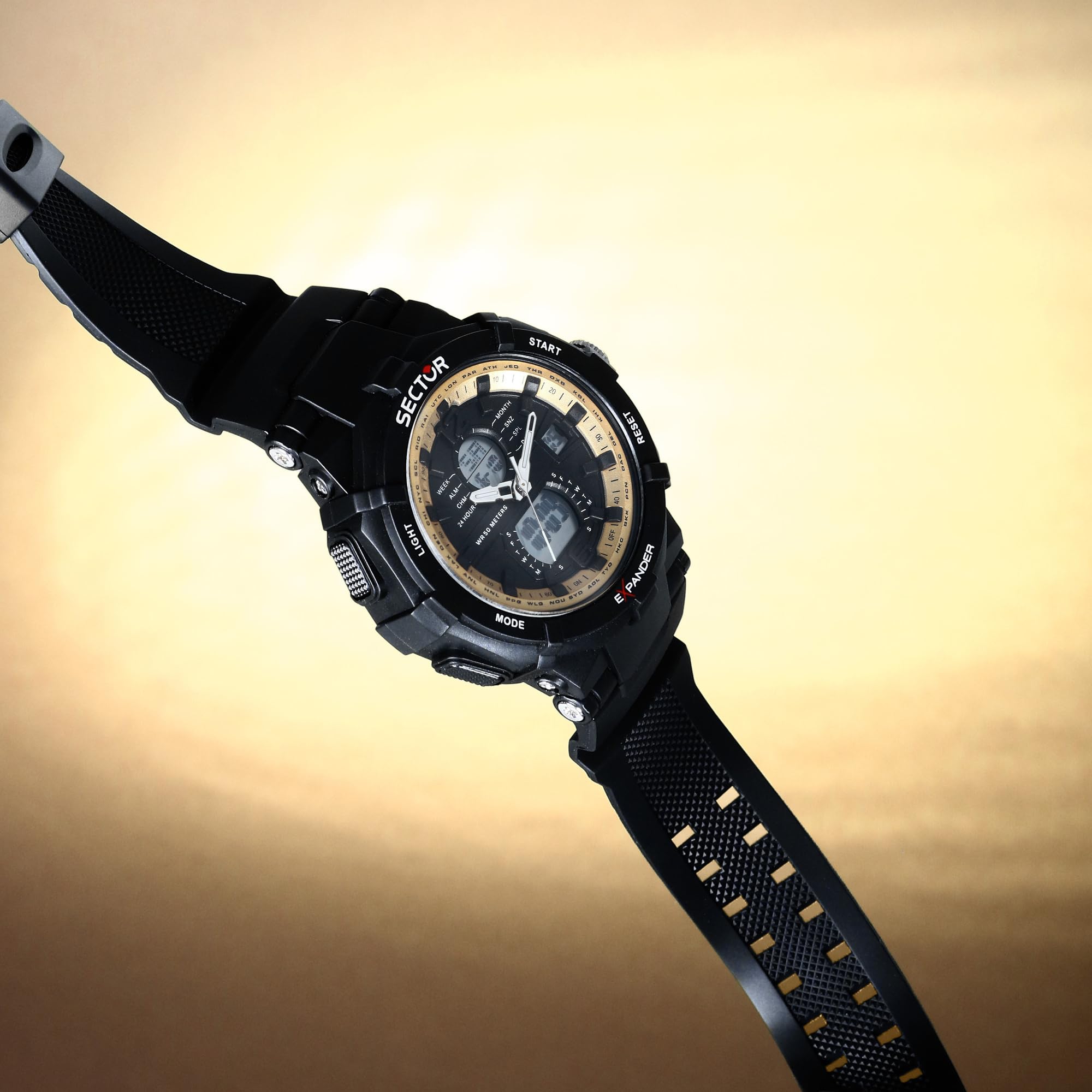Sector No Limits Orologio Uomo, Collezione Ex-09, Anadigitale, 50 mm - R3251296003