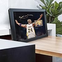 Vista 3 de sufenvera Signed Kobe Bryant Film Photo Collage,Kobe Memorabilia Framed Poster Gifts for Basketball Fans on Birthday/Christmas/Father's Day 10x8