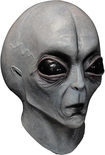 Area 51 Alien Adult Grey Mask for Halloween