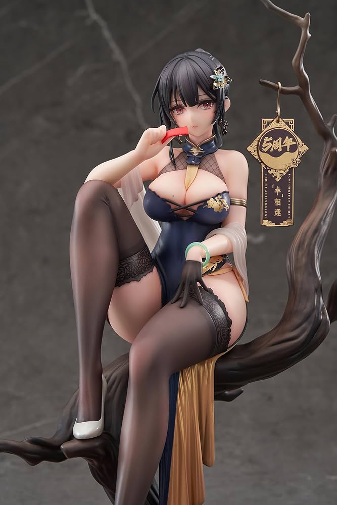 APEX XIAMI「幸」 玄墨ver. 1/7完成品フィギュア 特典】XIAMI「幸」相逢 チャイナドレス 玄墨Ver. 1/7 完成品