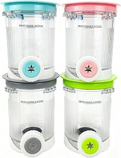 4 Stück Behälter für Ninja Swirl by CREAMi Softeis- & Eismaschine, 480 ml Eisbehälter für NC701EU Zubehör für Ninja Creami BPA-frei, spülmaschinenfest (4)