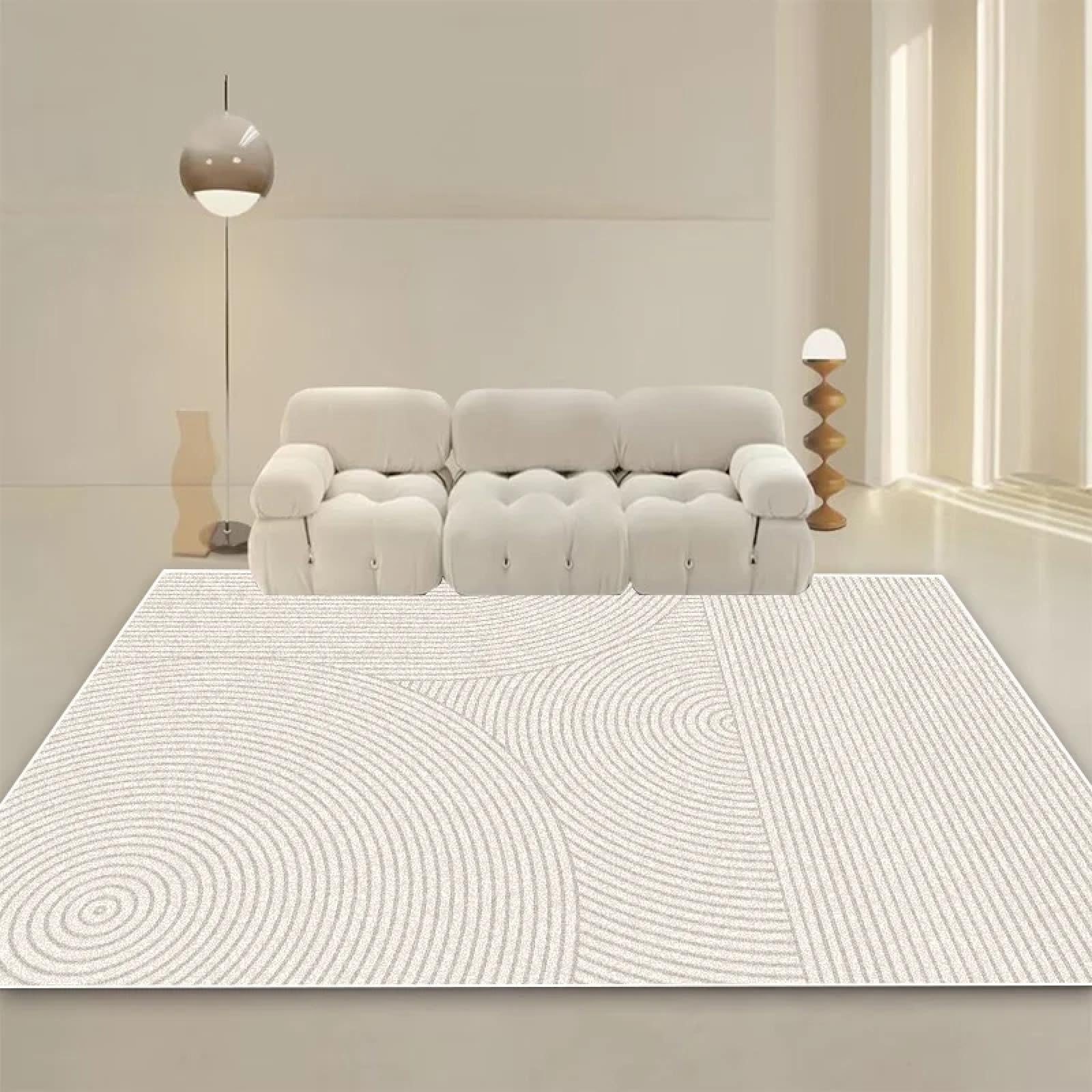Tapis de salon 100 x 200 cm lavable et décoration minimaliste chambre