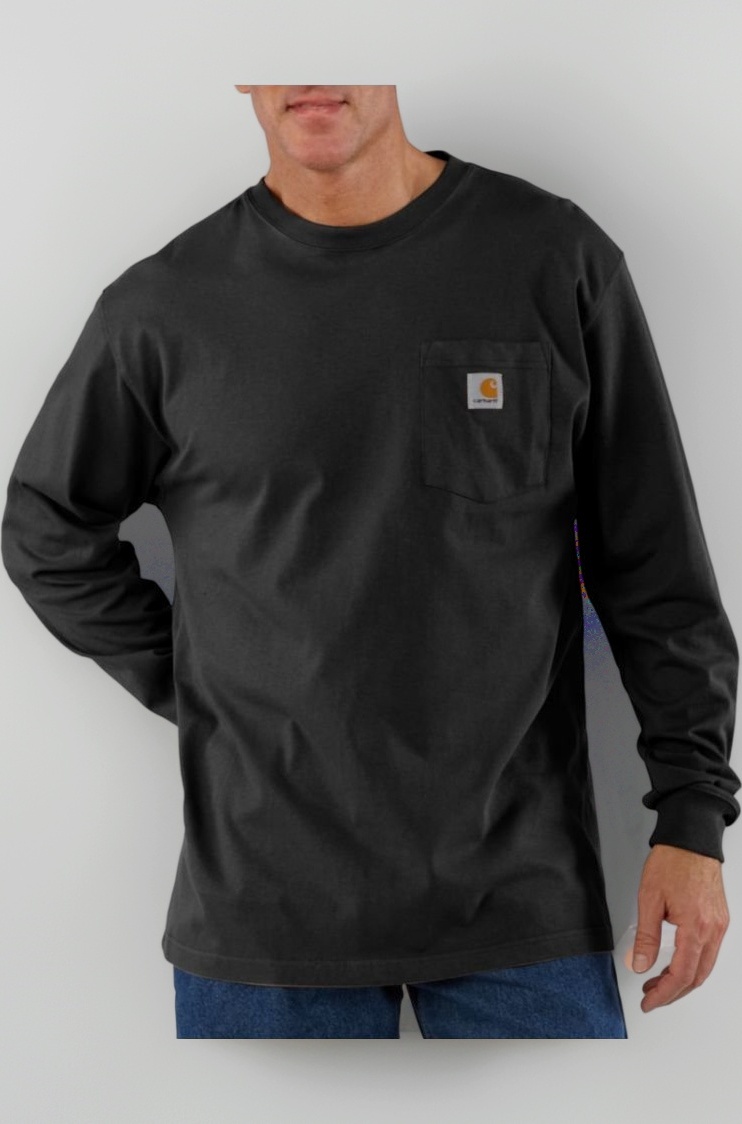 Men's Workwear Midweight Jersey Pocket Long-Sleeve T-Shirt